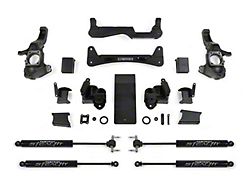 Fabtech 6-Inch Raised Torsion Suspension Lift Kit with Stealth Shocks (20-25 4WD 6.6L Duramax Sierra 2500 HD Double Cab, Crew Cab)