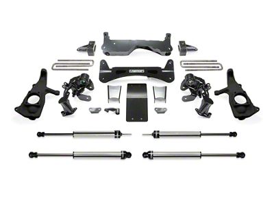 Fabtech 6-Inch RTS Suspension Lift Kit with Dirt Logic Shocks (11-19 Sierra 2500 HD Extended/Double Cab, Crew Cab)