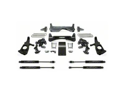 Fabtech 6-Inch RTS Suspension Lift Kit with Stealth Shocks (11-19 Sierra 2500 HD Extended/Double Cab, Crew Cab)