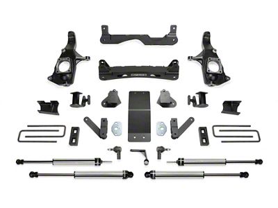 Fabtech 4-Inch Basic Suspension Lift Kit with Dirt Logic 2.25 Shocks (11-19 Sierra 3500 HD Extended/Double Cab, Crew Cab)