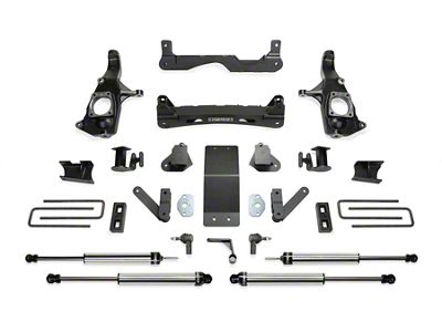 Fabtech 4-Inch Performance Suspension Lift Kit with Dirt Logic Shocks (11-19 Sierra 3500 HD Extended/Double Cab, Crew Cab)