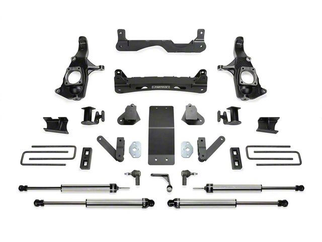 Fabtech 4-Inch Performance Suspension Lift Kit with Dirt Logic Shocks (11-19 Sierra 3500 HD Extended/Double Cab, Crew Cab)