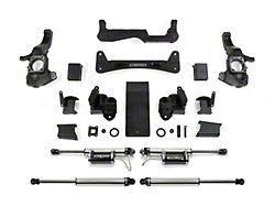 Fabtech 6-Inch Raised Torsion Suspension Lift Kit with Front Dirt Logic 2.25 Reservoir Shocks and Rear Dirt Logic 2.25 Shocks (20-25 4WD 6.6L Duramax Sierra 3500 HD Double Cab, Crew Cab)