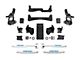 Fabtech 6-Inch Raised Torsion Suspension Lift Kit with Performance Shocks (20-24 4WD 6.6L Duramax Sierra 3500 HD Double Cab, Crew Cab)
