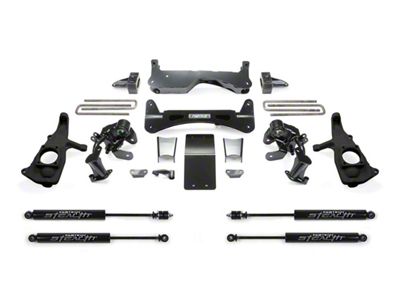 Fabtech 6-Inch RTS Suspension Lift Kit with Stealth Shocks (11-19 Sierra 3500 HD Extended/Double Cab, Crew Cab)