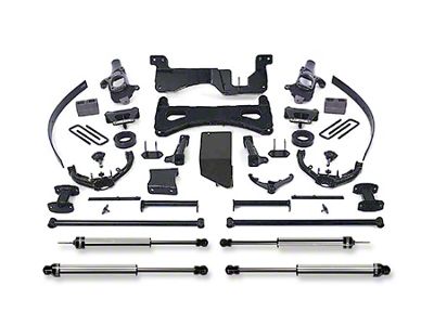 Fabtech 8-Inch Performance Suspension Lift Kit with Dirt Logic Shocks (07-08 Sierra 3500 HD SRW)