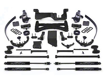 Fabtech 8-Inch Performance Suspension Lift Kit with Stealth Shocks (07-08 Sierra 3500 HD SRW)