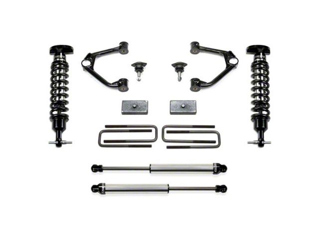 Fabtech 1.50-Inch Ball Joint Upper Control Arm Lift Kit with Dirt Logic 2.5 Coil-Overs and Dirt Logic 2.25 Shocks (19-24 3.0L Duramax Silverado 1500 Trail Boss)
