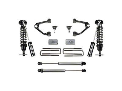 Fabtech 1.50-Inch Ball Joint Upper Control Arm Lift Kit with Dirt Logic 2.5 Reservoir Coil-Overs and Dirt Logic 2.25 Shocks (19-24 3.0L Duramax Silverado 1500 Trail Boss)