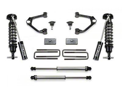 Fabtech 3-Inch Ball Joint Upper Control Arm Lift Kit with Dirt Logic 2.5 Reservoir Coil-Overs and Dirt Logic 2.25 Shocks (20-24 3.0L Duramax Silverado 1500 Double Cab, Crew Cab, Excluding Trail Boss)