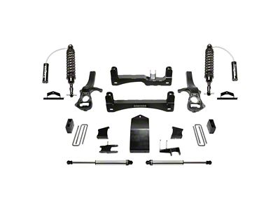 Fabtech 4-Inch Performance Suspension Lift Kit with Dirt Logic 2.5 Reservoir Coil-Overs and Dirt Logic 2.25 Shocks (19-25 3.0L Duramax Silverado 1500 Trail Boss)
