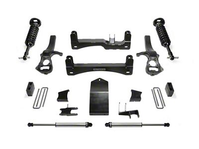 Fabtech 6-Inch Performance Suspension Lift Kit with Dirt Logic 2.5 Coil-Overs and Dirt Logic 2.25 Shocks (19-25 4WD Silverado 1500 Crew Cab w/ 5.80-Foot Short Box, Excluding Diesel & Trail Boss)