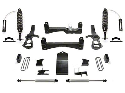 Fabtech 6-Inch Performance Suspension Lift Kit with Dirt Logic 2.5 Reservoir Coil-Overs and Dirt Logic 2.25 Shocks (19-25 4WD Silverado 1500 Crew Cab w/ 5.80-Foot Short Box, Excluding Diesel & Trail Boss)
