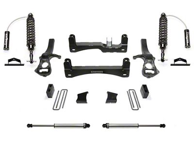 Fabtech 6-Inch Performance Suspension Lift Kit with Dirt Logic 2.5 Reservoir Coil-Overs and Dirt Logic 2.25 Shocks (19-24 2WD Silverado 1500 Crew Cab w/ 5.80-Foot Short Box, Excluding Trail Boss)