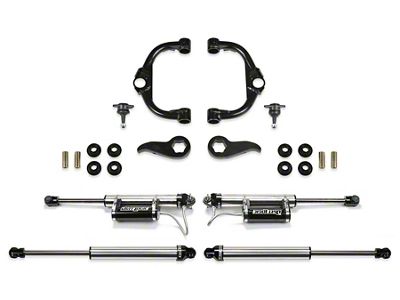 Fabtech 3.50-Inch Ball Joint Upper Control Arm Suspension Lift Kit with Front Dirt Logic 2.25 Reservoir Shocks and Rear Dirt Logic 2.25 Shocks (20-25 4WD Silverado 2500 HD Double Cab, Crew Cab)