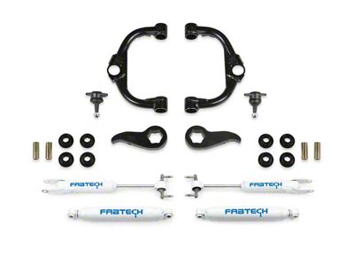 Fabtech 3.50-Inch Ball Joint Upper Control Arm Suspension Lift Kit with Performance Shocks (20-25 Silverado 2500 HD Double Cab, Crew Cab)