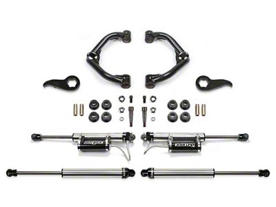 Fabtech 3.50-Inch Uniball Upper Control Arm Suspension Lift Kit with Dirt Logic Reservoir Shocks (20-25 4WD Silverado 2500 HD Double Cab, Crew Cab)