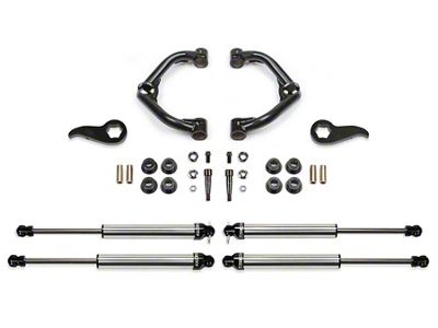 Fabtech 3.50-Inch Uniball Upper Control Arm Suspension Lift Kit with Dirt Logic Shocks (20-25 4WD Silverado 2500 HD Double Cab, Crew Cab)