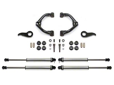 Fabtech 3.50-Inch Uniball Upper Control Arm Suspension Lift Kit with Dirt Logic Shocks (20-24 4WD Silverado 2500 HD Double Cab, Crew Cab)