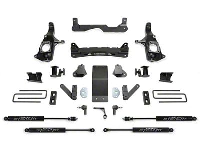 Fabtech 4-Inch Performance Suspension Lift Kit with Stealth Shocks (11-19 Silverado 2500 HD Extended/Double Cab, Crew Cab)