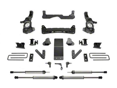 Fabtech 4-Inch Suspension Lift Kit with Dirt Logic 2.25 Shocks (20-24 4WD Silverado 2500 HD Double Cab, Crew Cab)