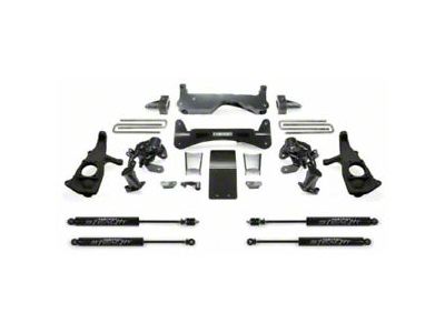 Fabtech 6-Inch RTS Suspension Lift Kit with Stealth Shocks (11-19 Silverado 2500 HD Extended/Double Cab, Crew Cab)