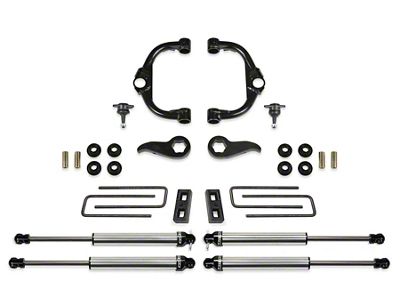 Fabtech 3.50-Inch Ball Joint Upper Control Arm Suspension Lift Kit with Dirt Logic Shocks (20-25 4WD Silverado 3500 HD Double Cab, Crew Cab)
