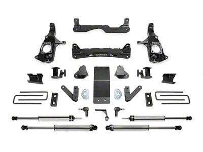 Fabtech 4-Inch Basic Suspension Lift Kit with Dirt Logic 2.25 Shocks (11-19 Silverado 3500 HD Extended/Double Cab, Crew Cab)