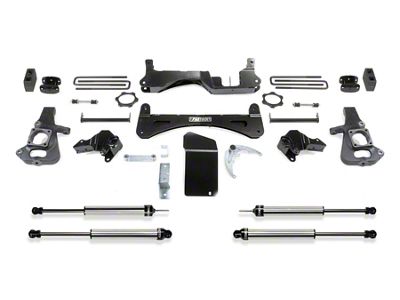 Fabtech 6-Inch Raised Torsion Suspension Lift Kit with Dirt Logic Shocks (07-10 Silverado 3500 HD)