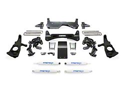 Fabtech 6-Inch Raised Torsion Suspension Lift Kit with Performance Shocks (11-19 Silverado 3500 HD Extended/Double Cab, Crew Cab)