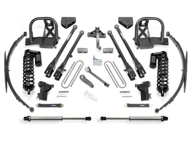 Fabtech 10-Inch 4-Link Lift System with Dirt Logic 4.0 Coil-Overs and Dirt Logic Shocks (11-16 4WD F-250 Super Duty)