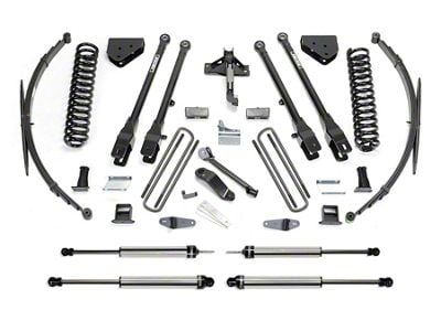 Fabtech 10-Inch 4-Link Lift System with Dirt Logic Shocks (11-16 4WD F-250 Super Duty)