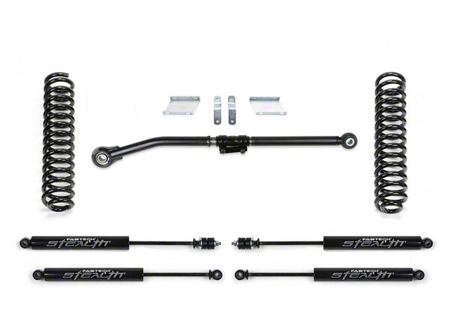 Fabtech 2.50-Inch Basic Suspension Lift Kit with Stealth Shocks (17-22 4WD 6.7L Powerstroke F-250 Super Duty)