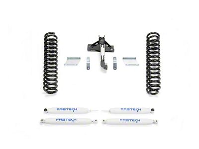 Fabtech 2.50-Inch Budget Suspension Lift Kit with Performance Shocks (17-22 4WD 6.7L Powerstroke F-250 Super Duty)