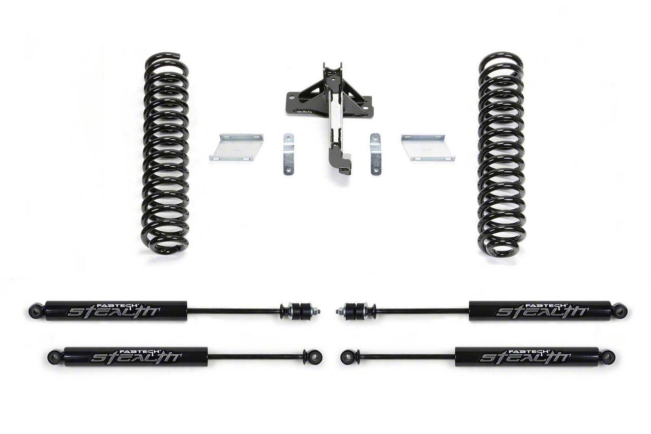 Fabtech F 250 Super Duty 2 50 Inch Budget Suspension Lift Kit With 