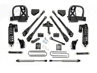 Fabtech 4-Inch 4-Link Lift Kit with Dirt Logic 4.0 Coil-Overs and Dirt Logic Shocks (11-16 4WD F-250 Super Duty)