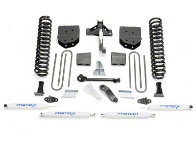 Fabtech 4-Inch Basic Lift Kit with Performance Shocks (11-16 4WD F-250 Super Duty)