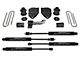 Fabtech 4-Inch Budget Lift Kit with Stealth Shocks (17-22 4WD F-250 Super Duty)