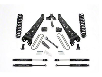 Fabtech 4-Inch Radius Arm Lift Kit with Stealth Shocks (17-22 4WD 6.7L Powerstroke F-250 Super Duty)