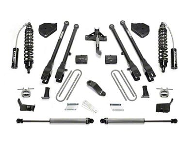 Fabtech 6-Inch 4-Link Suspension Lift Kit with Dirt Logic 2.5 Reservoir Coil-Overs and Dirt Logic Shocks (17-22 4WD 6.7L Powerstroke F-250 Super Duty)