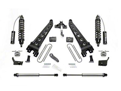 Fabtech 6-Inch Radius Arm Suspension Lift Kit with Dirt Logic 2.5 Reservoir Coil-Overs and Dirt Logic Shocks (17-22 4WD 6.7L Powerstroke F-250 Super Duty)