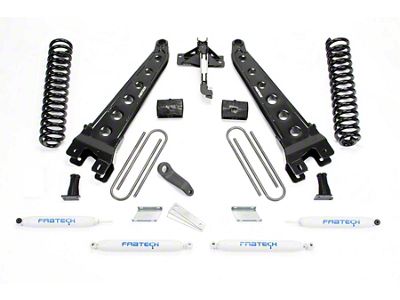 Fabtech 6-Inch Radius Arm Suspension Lift Kit with Performance Shocks (17-22 4WD 6.2L F-250 Super Duty)