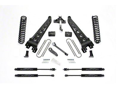 Fabtech 6-Inch Radius Arm Suspension Lift Kit with Stealth Shocks (17-22 4WD 6.7L Powerstroke F-250 Super Duty)
