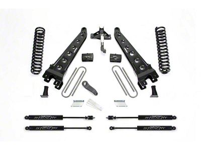 Fabtech 6-Inch Radius Arm Suspension Lift Kit with Stealth Shocks (17-22 4WD 6.2L F-250 Super Duty)