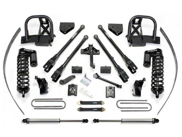 Fabtech 8-Inch 4-Link Suspension Lift Kit with Dirt Logic 4.0 Coil-Overs and Dirt Logic Shocks (11-16 4WD F-250 Super Duty w/o Factory Overland Springs)