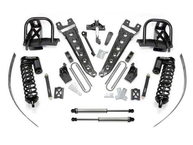 Fabtech 8-Inch Radius Arm Suspension Lift Kit with Dirt Logic 4.0 Coil-Overs and Dirt Logic Shocks (11-16 4WD F-250 Super Duty w/o Factory Overland Springs)
