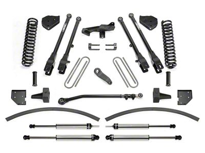 Fabtech 8-Inch 4-Link Suspension Lift Kit with Dirt Logic 2.25 Shocks (17-22 4WD 6.7L Powerstroke F-250 Super Duty)