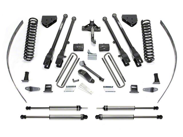 Fabtech 8-Inch 4-Link Suspension Lift Kit with Dirt Logic Shocks (11-16 4WD F-250 Super Duty w/o Factory Overland Springs)
