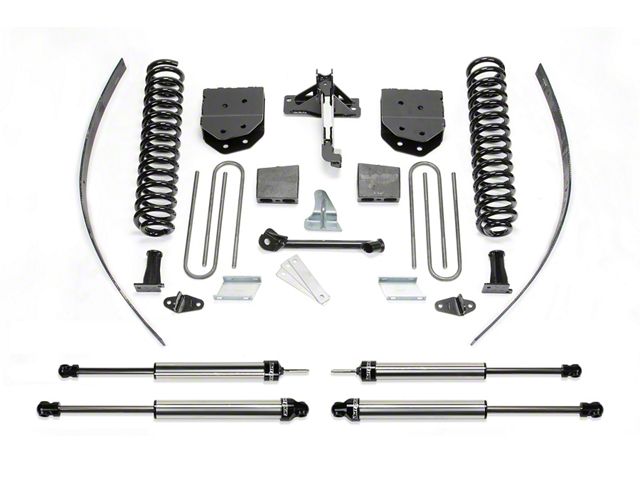 Fabtech 8-Inch Basic Suspension Lift Kit with Dirt Logic Shocks (11-16 4WD F-250 Super Duty w/ Factory Overland Springs)