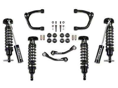 Fabtech 3-Inch Uniball Upper Control Arm Lift Kit with Front Dirt Logic 2.5 Reservoir Coil-Overs and Rear Dirt Logic 2.5 Coil-Overs (21-24 4WD Tahoe)
